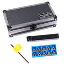 3/4'' Shank Indexable Thread Tool Set, 12Pcs Un External Thread Right, 0028-0283