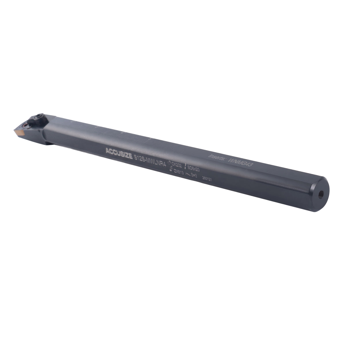 3/4'' x 10'' Oal Right Hand S-Mwln Heavy-Duty Boring Bars with Wnmg43 Insert(Oxide Body), 0028-1969