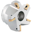 75 Degree Indexable Face Mill with 5 Pcs Apkt1604 Carbide Inserts, 3'' Cutting Diameter by 1'' Arbor Hole, 0028-2602