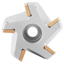 75 Degree Indexable Face Mill with 5 Pcs Apkt1604 Carbide Inserts, 3'' Cutting Diameter by 1'' Arbor Hole, 0028-2602