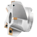 75 Degree Indexable Face Mill with 5 Pcs Apkt1604 Carbide Inserts, 3'' Cutting Diameter by 1'' Arbor Hole, 0028-2602