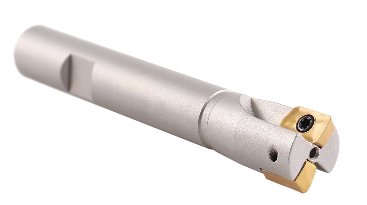 3 Pc 90 Degree Indexable End Mill Set with Apkt11t3 Inserts, Cutter Diameter Includes 3/8'', 1/2'' and 5/8'', 0028-8308