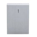 36 Pc Steel Gage Block Set, Grade As-2 Asme B89.1.9-2002, with Mfg Certificate, 0036-6001