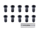 M2.5 x 6 insert screws, 10 pcs/package, 0046-2506x10