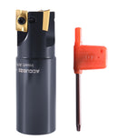 1-1/4'' 90 Deg Square Shoulder Indexable End Mill with Apkt1604 Inserts, 0056-0922