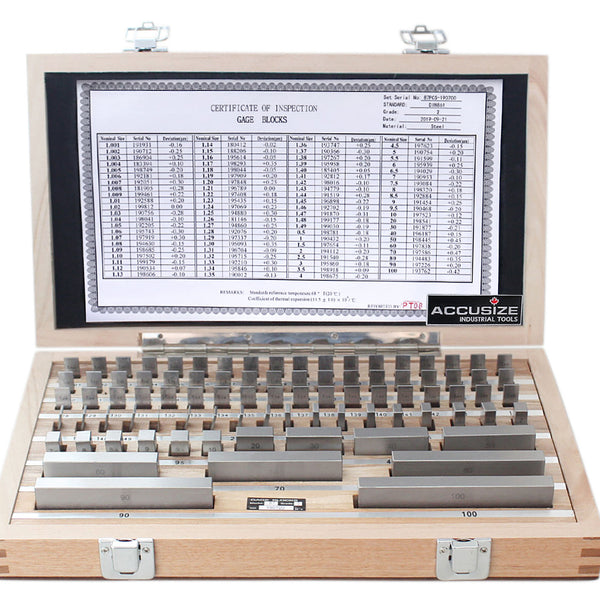 New 32Pcs Steel Metric Gage Block Set Grade 1 Slip Jo Blocks 1.005-50mm