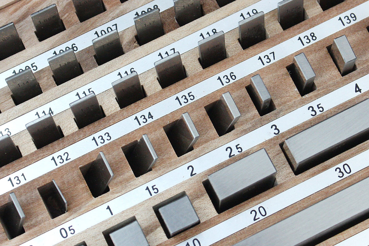 87 Pc Metric Gage Block Set, Grade 2, Din861 German Standard with Mfg's Certificate, 0087-2160