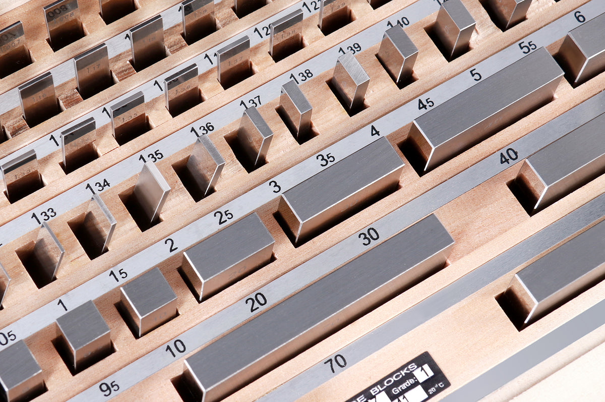 87 pc Metric Gage Block Set, Grade 0 to 2, DIN861 Germany Standard with MFG's Certificate