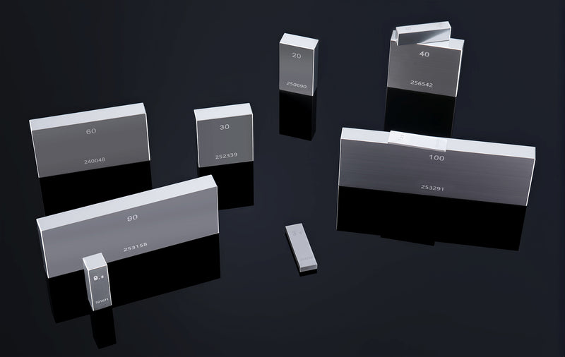 87 Pc Metric Gage Block Set, Grade 0, DIN861 German Standard with MFG's Certificate, 0087-2162