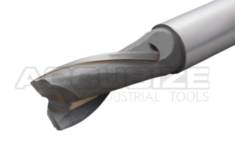 2 Flute Carbide Tipped End Mills for Aluminum, Center cutting