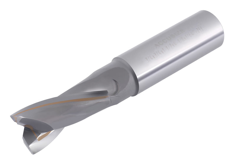 2 Flute Carbide Tipped End Mills for Aluminum, Center cutting