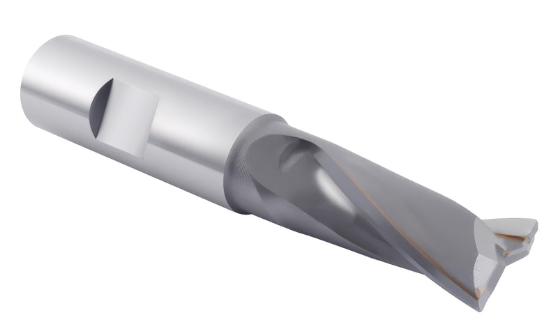 2 Flute Carbide Tipped End Mills for Aluminum, Center cutting