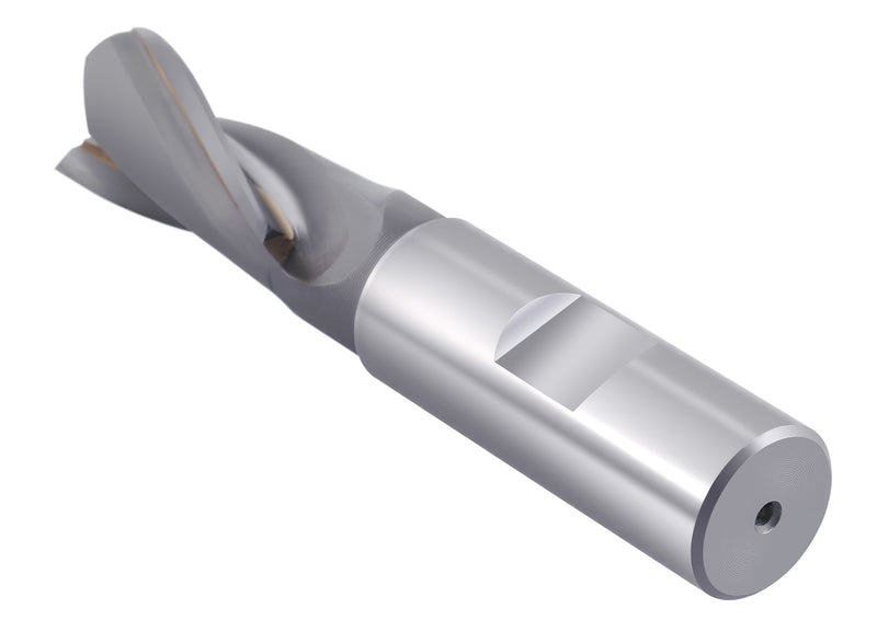 2 Flute Carbide Tipped End Mills for Aluminum, Center cutting