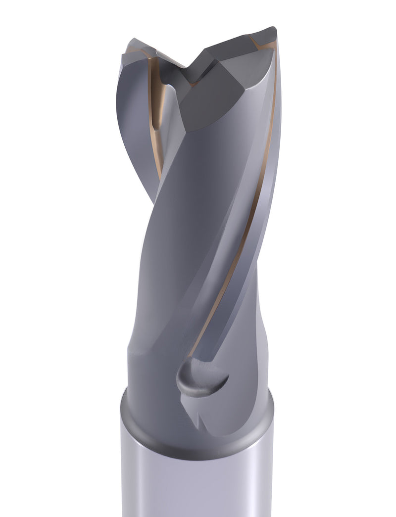 2 Flute Carbide Tipped End Mills for Aluminum, Center cutting