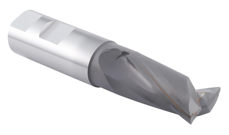 2 Flute Carbide Tipped End Mills for Aluminum, Center cutting