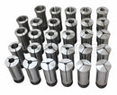 29 Pcs 1/8-1'' by 32nds 5C Precision Round Collets, Hardened and Ground, 0200-0572