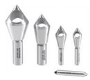 5PC 0 Flute H.S.S. Countersink & Deburring Tool Set, Pilotless Type