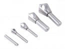 5PC 0 Flute H.S.S. Countersink & Deburring Tool Set, Pilotless Type