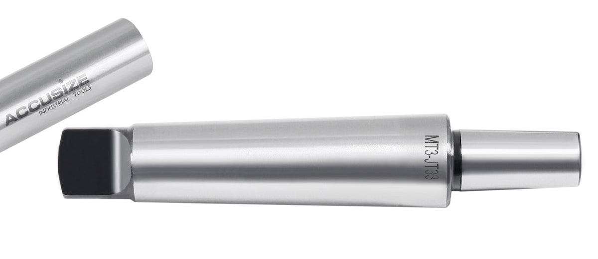 3MT-33JT Morse Taper Drill Chuck Arbor with Tang, 0222-0758