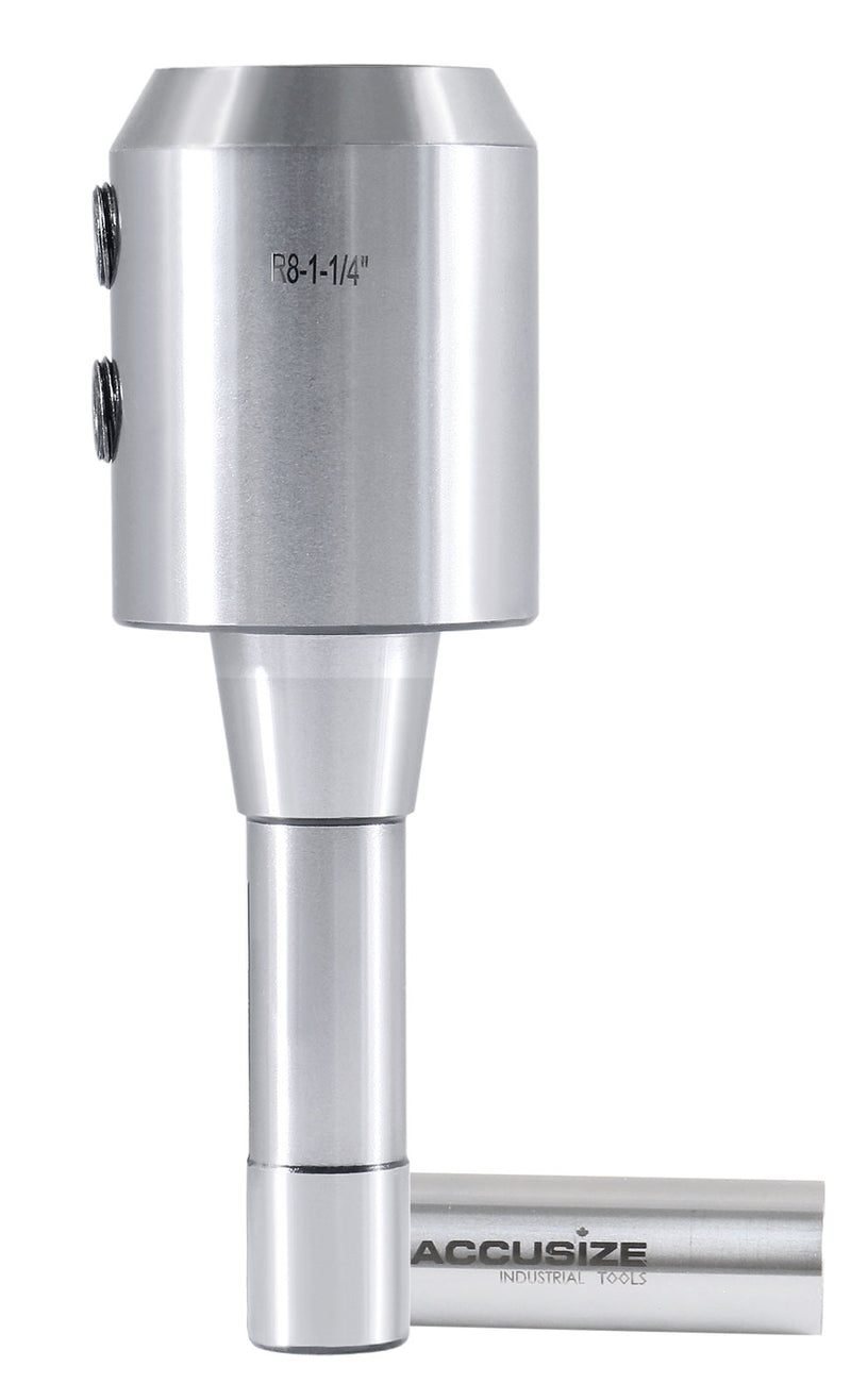 Attrezzo Fresatura Adattatore Supporto Mulino Terminale 1-1/4 R8 Per Fresatrice Bridgeport - 1.25 Pollici, Pronto Per L'uso Adattatore Portautensili Bridgeport R8 - Foto 3