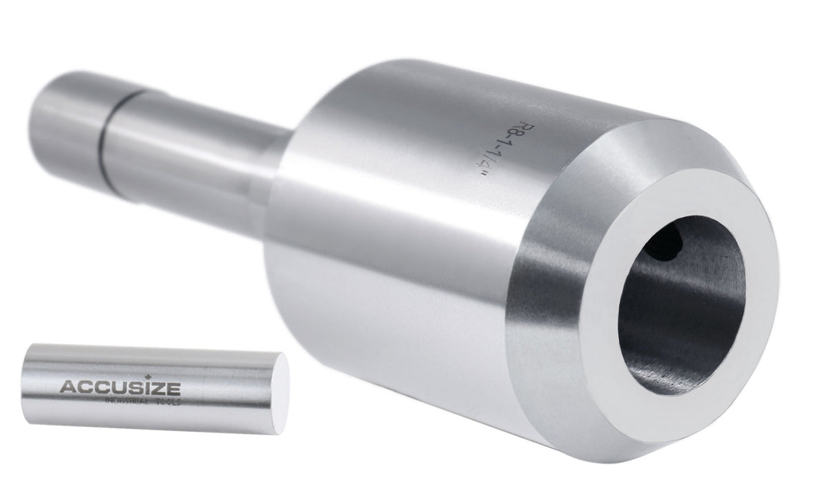 1-1/4'' R8 End Mill Holder Tool Adaptor Milling R8 Shank Bridgeport, 0222-0848