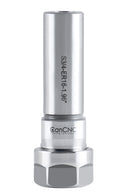 ER16 Collet Chuck Extension Rod, 1.96 in. Shank Length, 3/4 in. Straight Shank Alloy Steel, 0223-0207