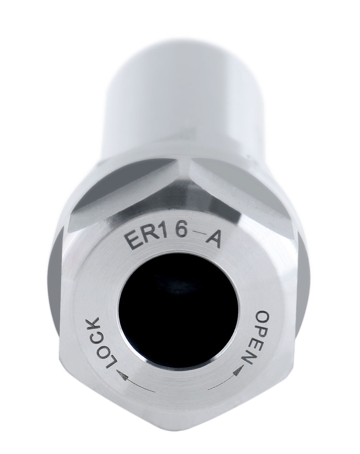 ER16 Collet Chuck Extension Rod, 1.96 in. Shank Length, 3/4 in. Straight Shank Alloy Steel, 0223-0207