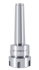 Morse Taper MT3 Shank ER32 Collet Chuck, Max 8000 Rpm, 1/2"-13 Drawbar End, Max TIR 0.0002'' O.D to I.D. 0223-0236