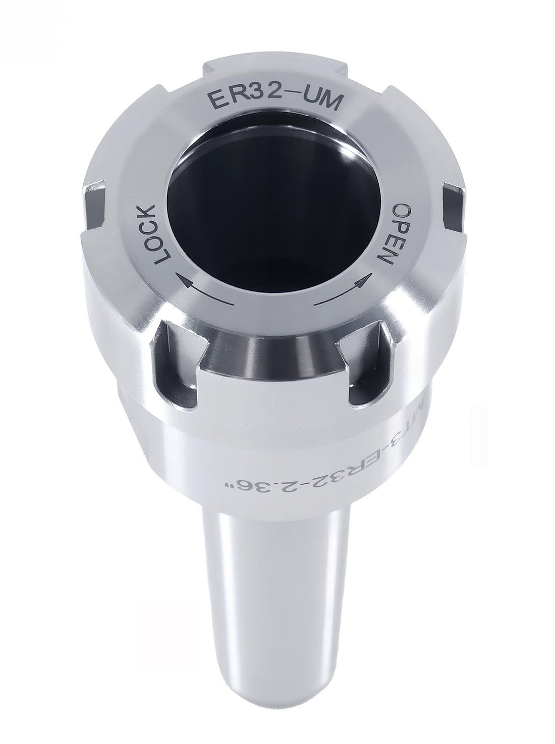 Morse Taper MT3 Shank ER32 Collet Chuck Holder Acero Al Carbono CNC Fresado Torno Piezas M12 Collet Chuck Holder - View #12