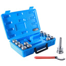 Mt2 Shank Er32 Chuck with 11Pc Collets Kit, 1/8'' - 3/4'' by 16Th, Morse Taper Collet System, 0223-0303