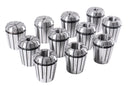 Mt3 Shank Er32 Chuck with 11Pc Collets Kit, 1/8'' - 3/4'' by 16Th, Morse Taper Collet System, 0223-0304
