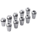 Er16 Collet Set, 1/32'' to 3/8'', 3/4'' by 3.35'' Chuck Holder plus Wrench in Fitted Strong Box, 0223-0307