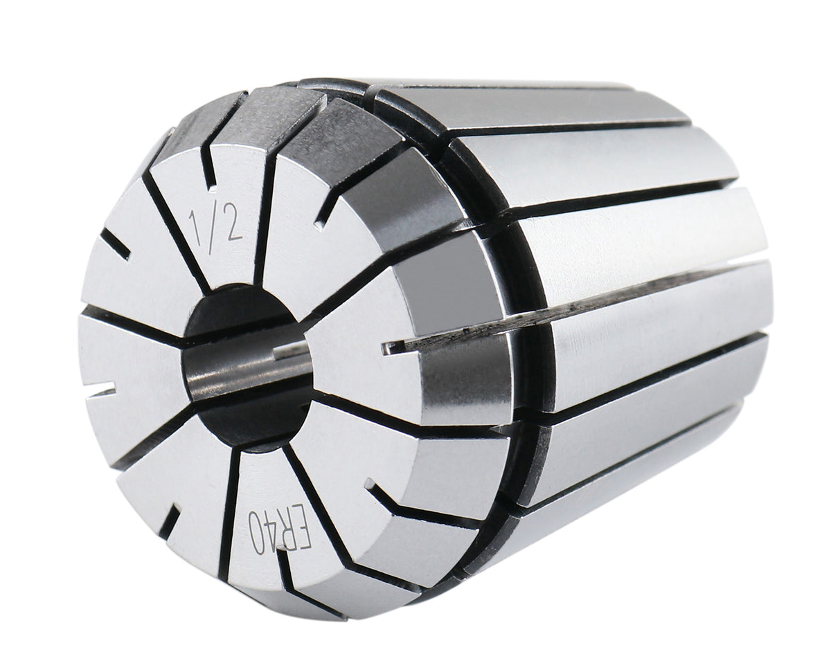 MT3 Shank ER40 Chuck with 15Pc Collets Kit, 1/8 inch - 1 inch by 16th, Morse Taper Collet System, 0223-0308