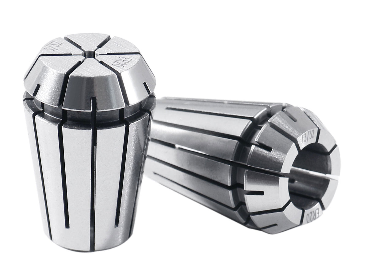12 Pc Er-20 Collet Set, Size from 1/16'' up to 1/2'' in Fitted Strong Alunimum Box, 0223-0799