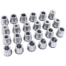 23 Pc Er40 Collet Set, Size from 1/8'' to 1'' in Fitted Strong Box, 0223-0935
