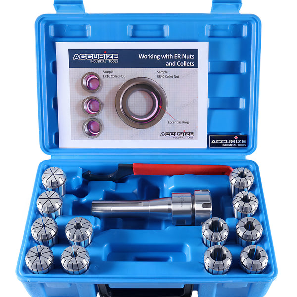 ER-32 Collet Systems with R8 Shank, Accusize Industrial Tools