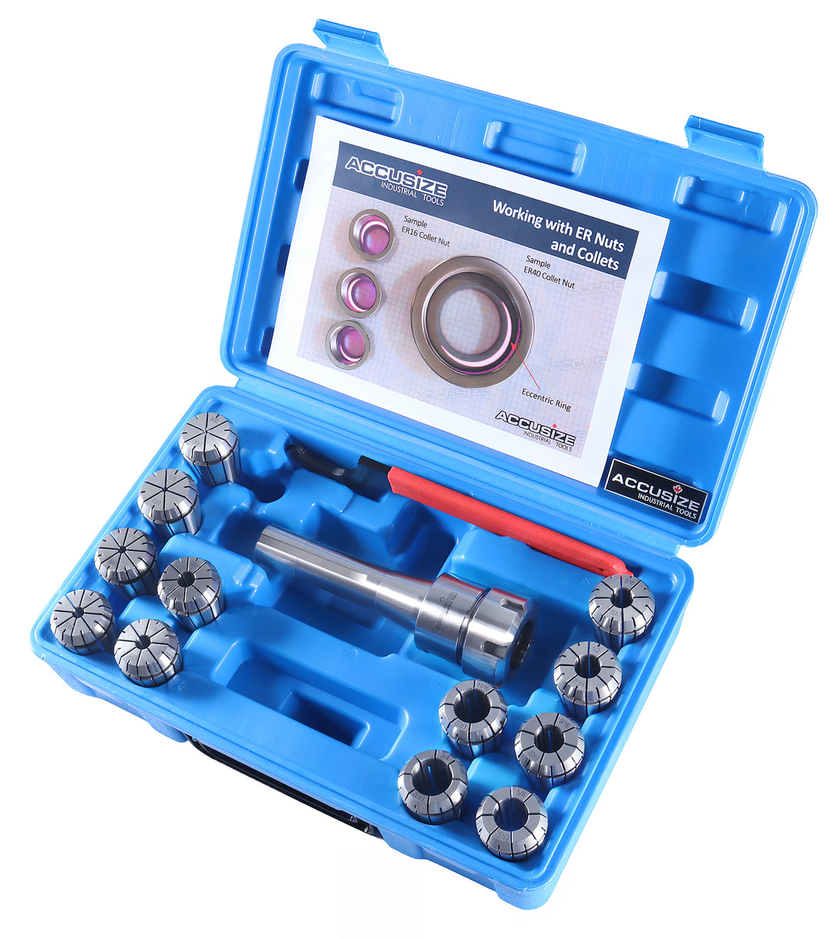 ER-32 Collet Systems with R8 Shank, Accusize Industrial Tools