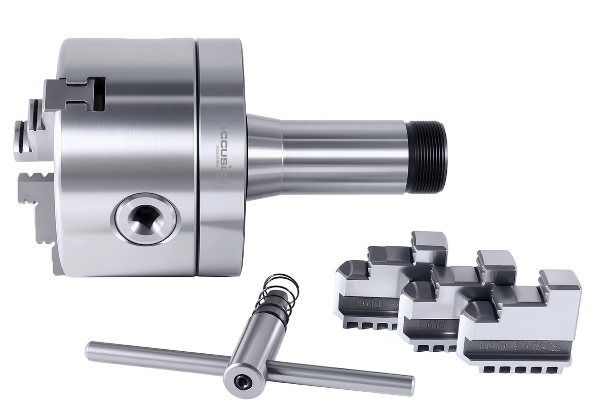 4''/100 mm 5C Precision Lathe Chuck 3-Jaw Self-Centering Scroll, 0225-0234