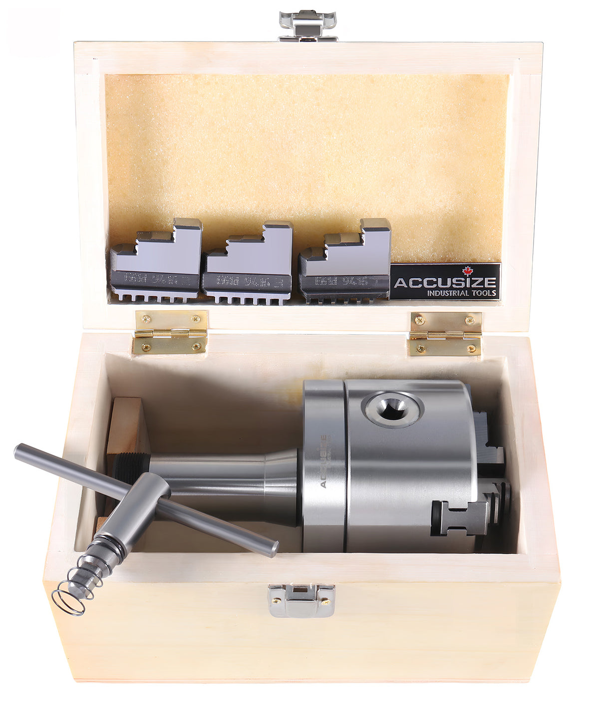 4''/100 mm 5C Precision Lathe Chuck 3-Jaw Self-Centering Scroll, 0225-0234