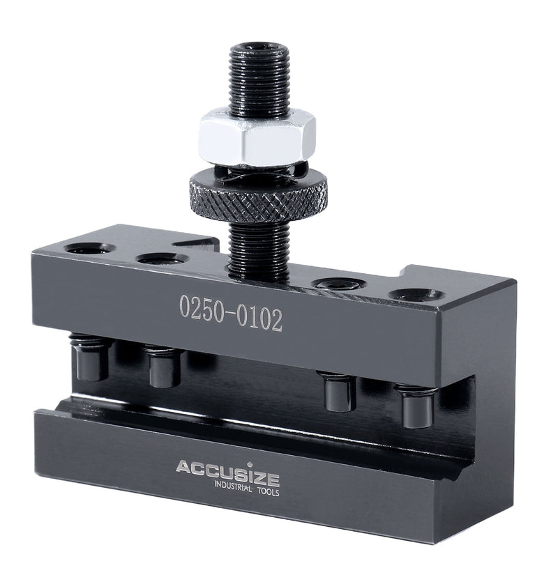 Style Axa Boring, Turning and Facing Quick Change Tool Post Holder for 1/2'' Turning Tools, Style 2, 0250-0102