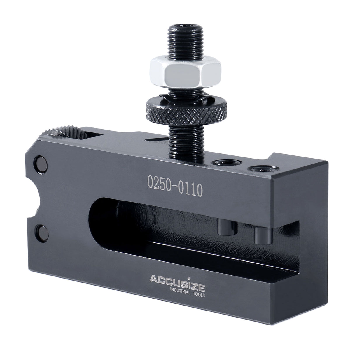 Style Axa Knurling Turning and Facing Quick Change Tool Post Holder, Style 10, 1/2'', 0250-0110