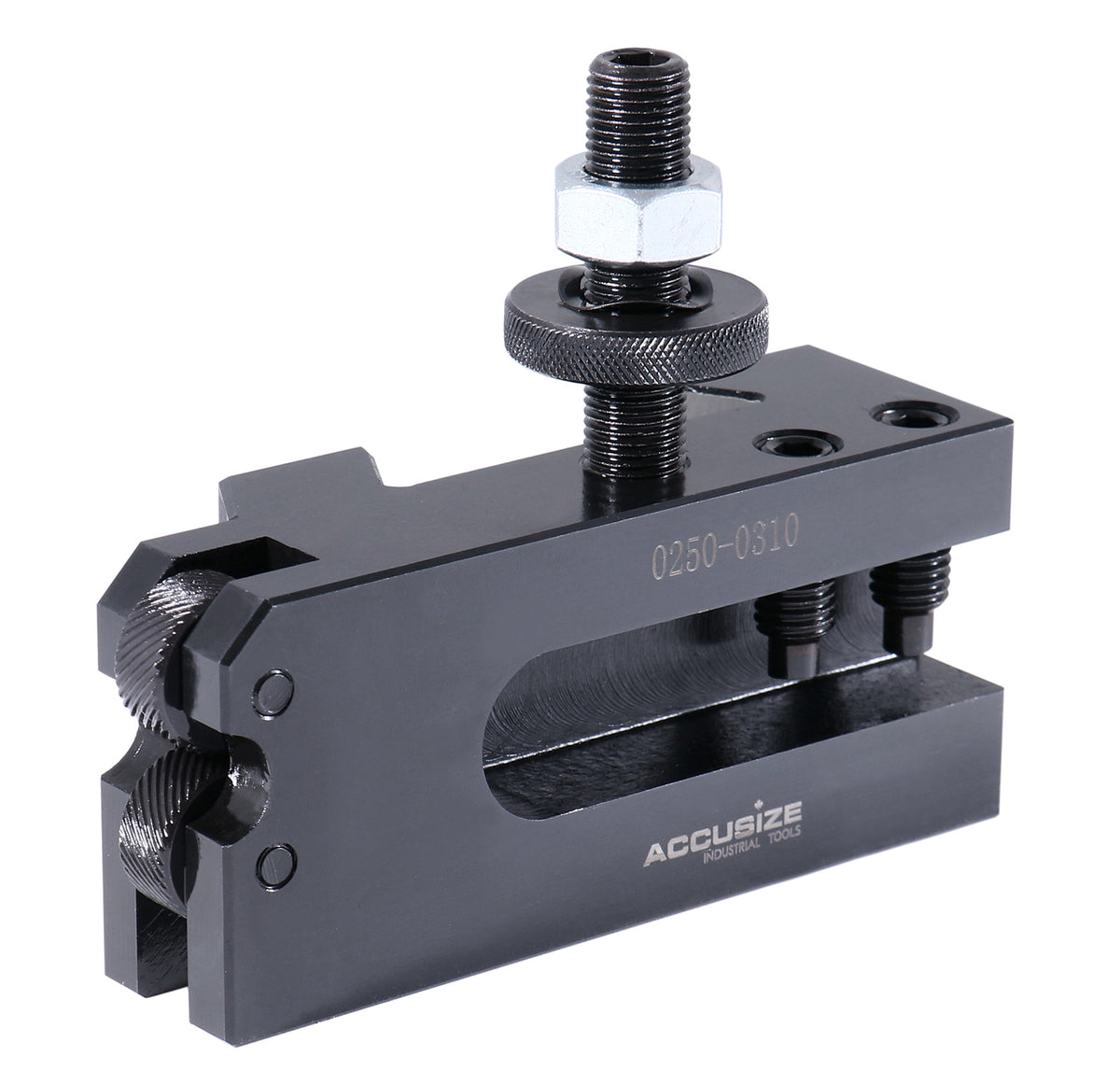 Style Cxa Knurling Turning and Facing Quick Change Tool Post Holder, Style 10, 3/4'', 0250-0310
