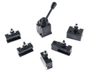 Oxa Wedge Type Quick Change Tool Post, for Lathe Swing 6'' - 9'', 6 Pcs/Set, for Mini Lathe, 0251-0000