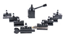 11 Pcs AXA Wedge Type Quick Change Tool Post Set for Lathe Swing 6"-12" incl. 1 Cutoff & Grooving and 1 Knurling Holders