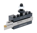 11 Pcs AXA Wedge Type Quick Change Tool Post Set for Lathe Swing 6"-12" incl. 1 Cutoff & Grooving and 1 Knurling Holders