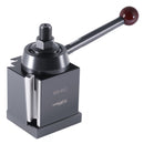 Axa 4 Pc Wedge Type Quick Change Tool Post Set for Lathe Swing 6'' - 12'' with 1/2'' M35 Square Lathe Bit, 0251-0155