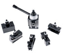 Style Bxa Piston Type Quick Change Tool Post Set with 6 Pcs Tool Post Holders, 0251-0200