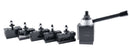 Style Bxa Piston Type Quick Change Tool Post Set with 6 Pcs Tool Post Holders, 0251-0200