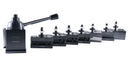 Bxa 6 Pc Wedge Type Quick Change Tool Post Set Plus 2 Oversize Bxa Style 1 Turning and Facing Holders, 0251-0228