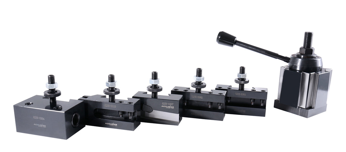 13-18'' Wedge Type Quick Change Tool Post 6 Pc for 300 Cxa, 0251-0333
